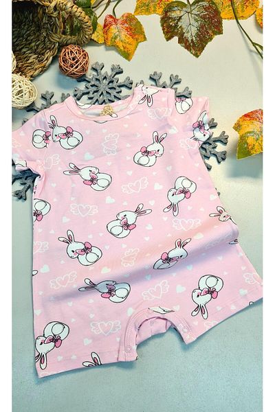 Des Biens Summer Combed Cotton Short Leg Short Sleeve Romper for Babies Suitable for Casual Wear
