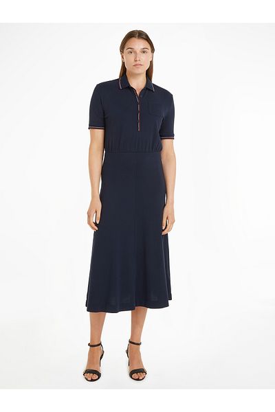 Tommy Hilfiger Women Blue Polo Dress