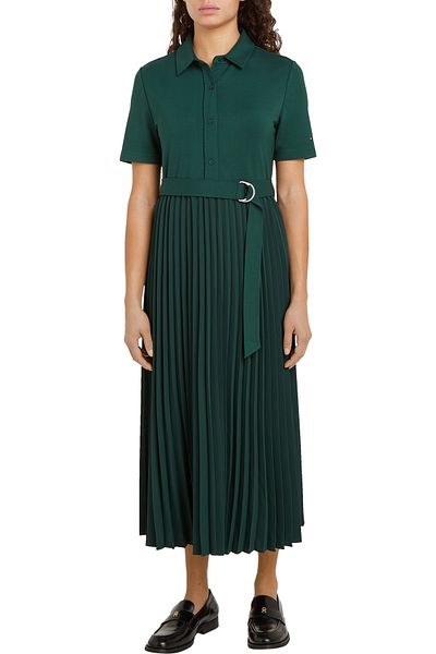 Tommy Hilfiger Women Green Polo Dress