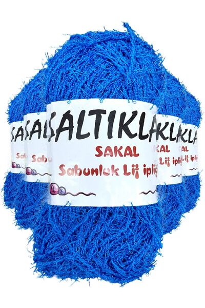 SALTIKLAR سلاتك - صحن صابون اللحية - خيط ليف 1 قطعة 03 أزرق