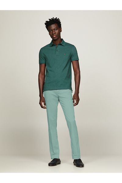 Tommy Hilfiger Men Green Polo T-Shirts