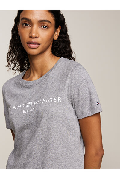 Tommy Hilfiger Tommy Hilfiger Women Gray S/S T-Shirt