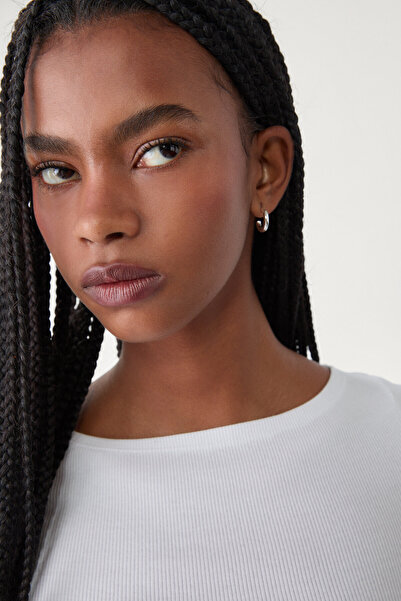 Stradivarius Boat neck T-shirt