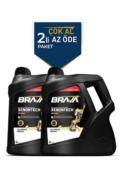 Brava SYNTECH YARI SENTETİK 10W50 2X 4 LT MOTOR YAĞI