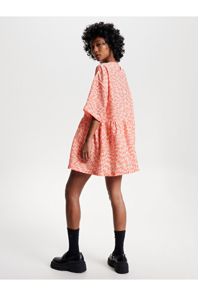 Tommy Hilfiger Women Red Fit & Flare Dress