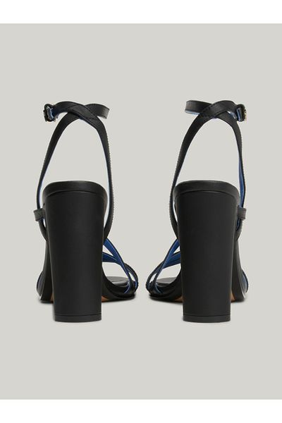Tommy Hilfiger Women Black Heel Sandals