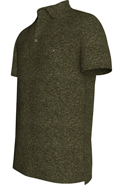 Tommy Hilfiger تي شيرت بولو تومي هيلفيغر للرجال باللون الأخضر