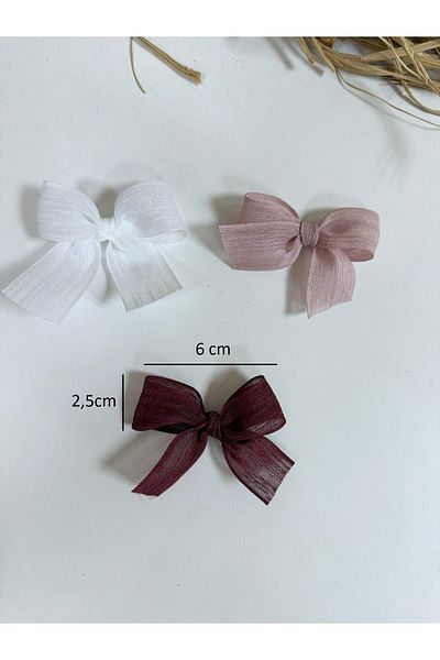 LAYLAEVENTS Linen Ribbon Ready Bow -40 Pieces-Pink