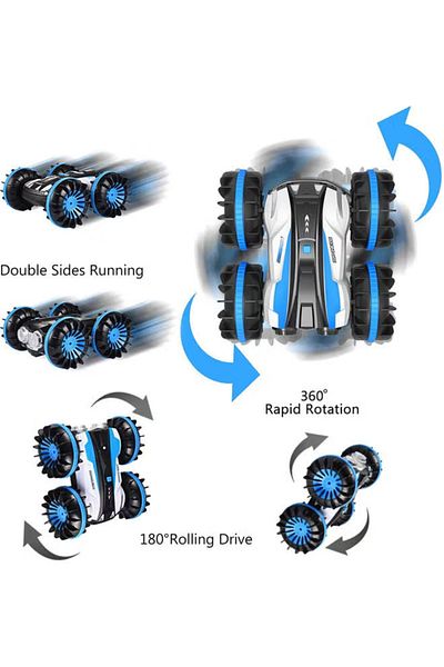 COOYA Amphibious Remote Control Car for Kids,Toys for 6-12 Year Old Boys,2.4Ghz 1: 16 RC Car Waterproof