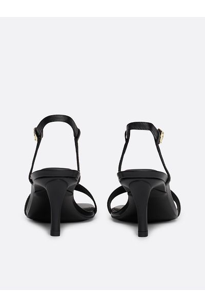 Tommy Hilfiger Women Black Heel Sandals