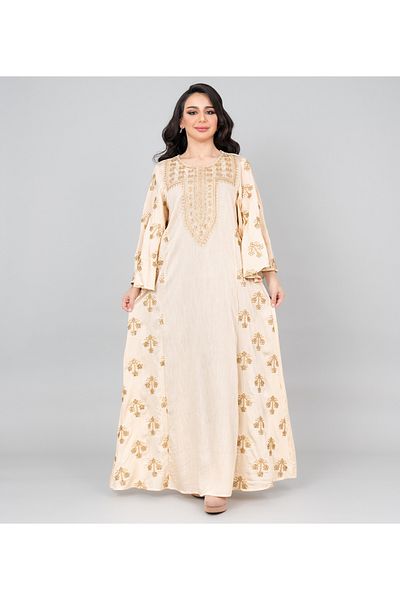 IKKXA Radiant Embroidered Jalabiya