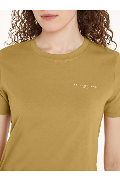 Tommy Hilfiger Women Khaki T-Shirts