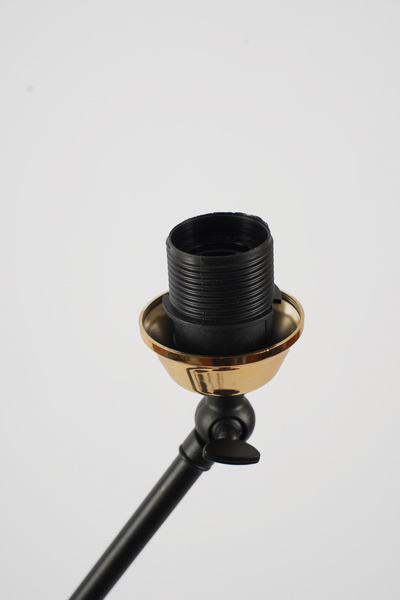 NAVEMU Cosby Metal Lambader Siyah-Lacivert (25x25x145 cm)