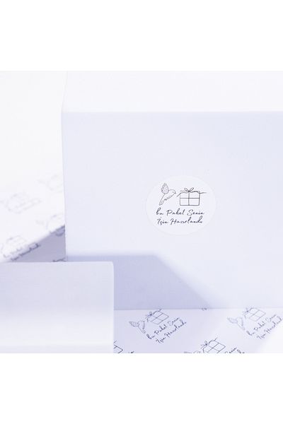Bimotif This Package Is Prepared for You, Written Sticker Set, 525 Pcs