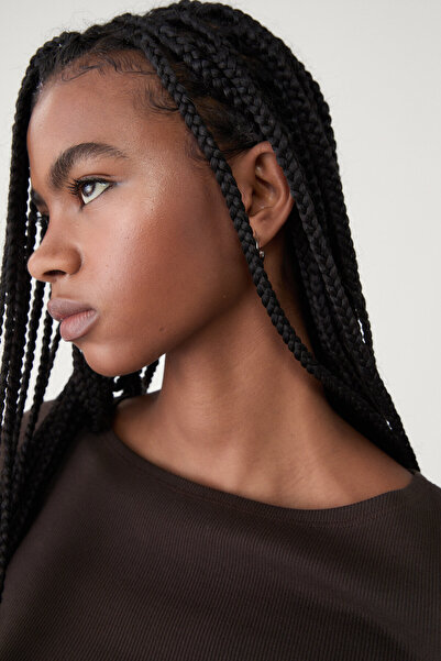 Stradivarius Boat neck T-shirt