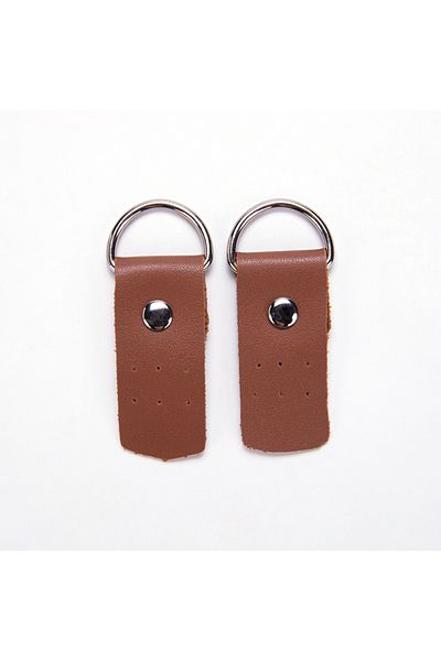 Sultan 2 Brown Leather Bag Hanger Apparatus