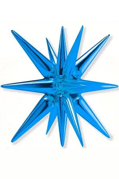 BeySüS Blue Starburst Polar Star Foil Balloon