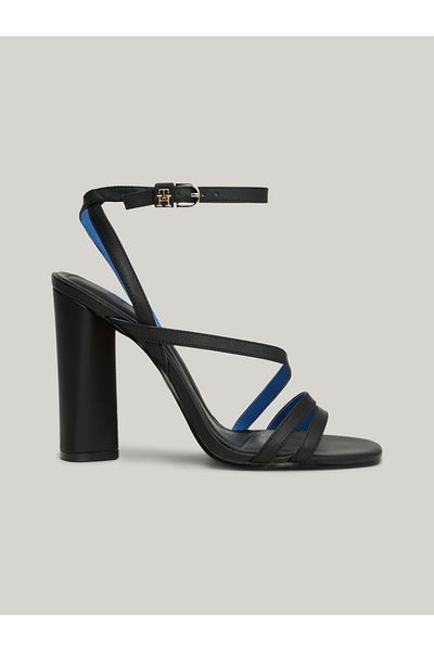 Tommy Hilfiger Women Black Heel Sandals