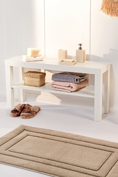 Kaşmir Home Μοκέτα Μπάνιου Liv Μπεζ 60x100 εκ.