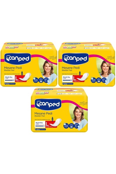 Canped Mesane Pedi Klasik L - Large - Büyük Boy 30 Adet (3PK*10)