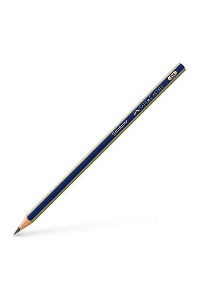 Faber Castell Graphite pencil 2H without eraser Goldfaber 1221, Faber-Castell