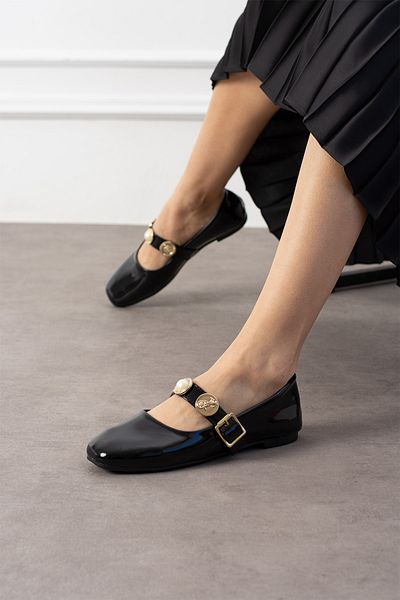 SWORD Balerini casual - Balerini casual cu perle și accesorii de sigiliu - Balerini pentru femei în aer liber, birou acasă