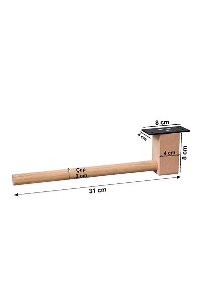 STOREMAX Lvnmblya Wooden Roll Paper Towel Holder Napkin Holder Wall Surface Mounted Shop Deesing 224120