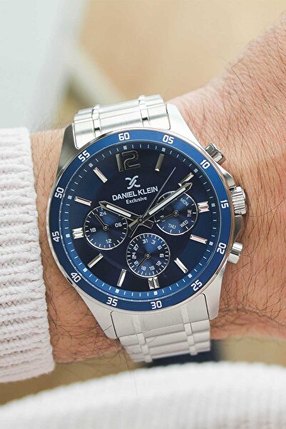 Daniel Klein DK 348620   ساعة يد رجالية بسوار فولاذي