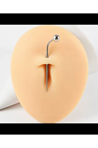 Arescollection 2 adet 316 l çelik göbek nipple dil piercingleri için kolay geçiş kılavuzu 1.6 mm uyumlu