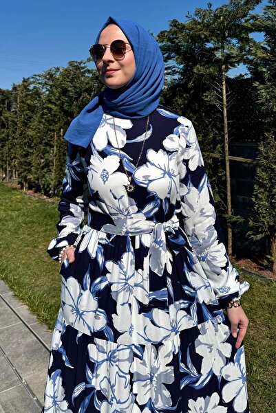 Rabia Şamlı Λευκό φλοράλ φόρεμα