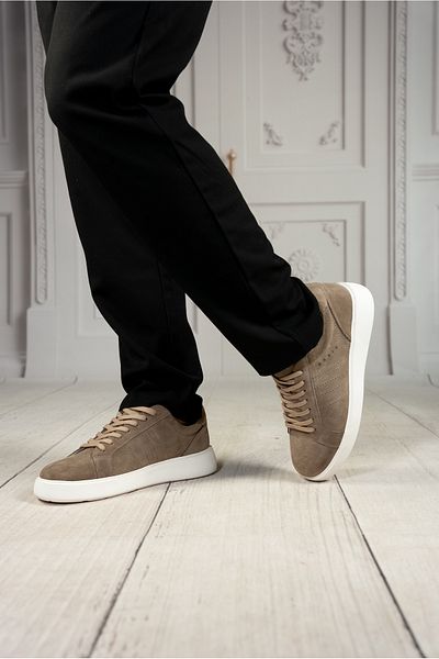DAXİS Sportwear Company Ανδρικά παπούτσια με κορδόνια από γνήσιο δέρμα - Ανδρικά παπούτσια SUEDE