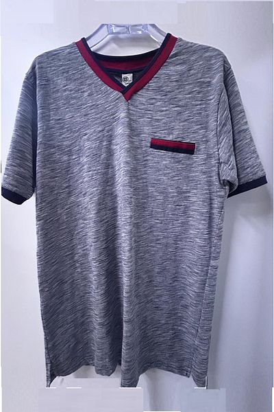 Çift Kaplan Double Tiger Short Sleeve Men's Pajama Set