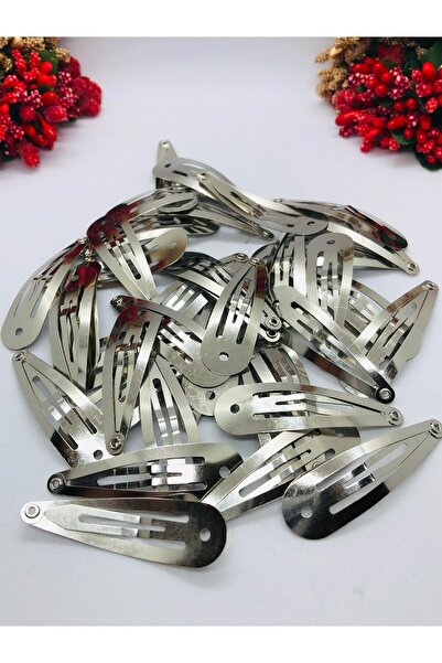 İnDerin Water Drop Metal Snap Buckle (20 Pcs) 5 cm