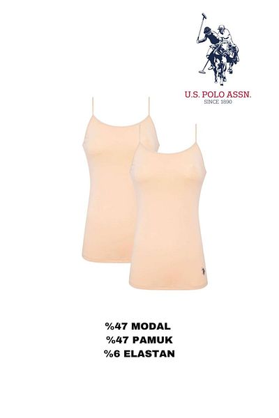 U.S. Polo Assn. حذاء نسائي مرخص من USPA Basic Ten 47% Modal 47% قطن