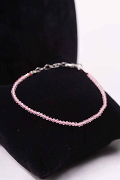 MYTAKIAĞACIMFH سوار من حجر الكوارتز الوردي الطبيعي من الأحجار الكريمة ذو الأو...