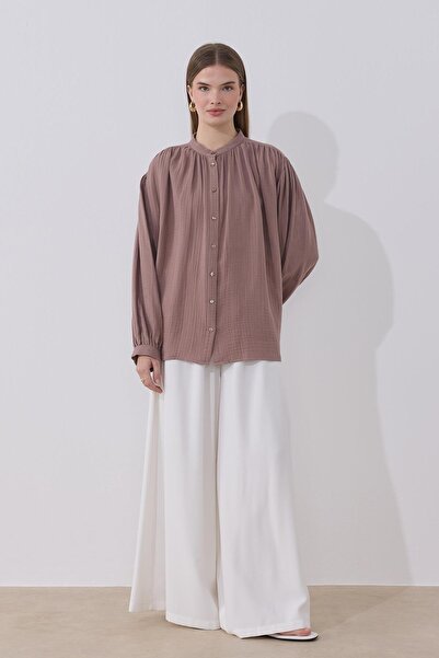 Moca August Muslin Shirt Lilac