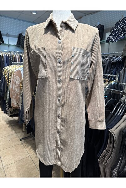 Femina Kadife fitilli gömlek