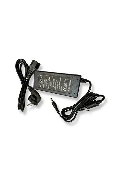 Led Adaptör DC 12V 5A 5.5mm 2.1mm güç kaynağı priz tipi 60Watt Led Elektrik