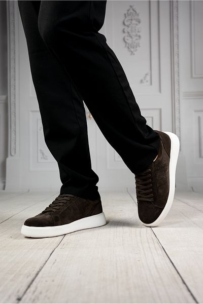 DAXİS Sportwear Company Ανδρικά παπούτσια με κορδόνια από γνήσιο δέρμα - Ανδρικά παπούτσια SUEDE