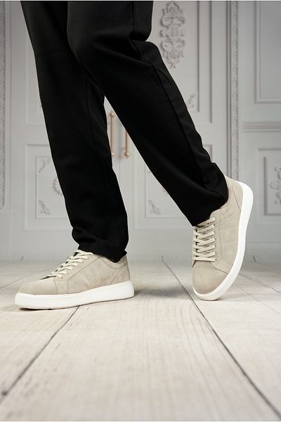 DAXİS Sportwear Company Ανδρικά παπούτσια με κορδόνια από γνήσιο δέρμα - Ανδρικά παπούτσια SUEDE