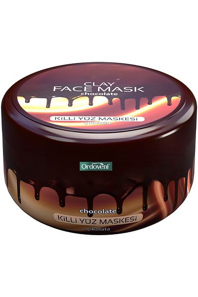 OrdoVeni Dead Sea Clay Mask - Chocolate Face Mask - Nourishing and Revitalizing - 400ml