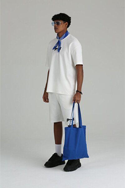 The Champ Clothing Oversize History Printed Shorts and T-Shirt Combination Men's Set Casual Wear Elegance