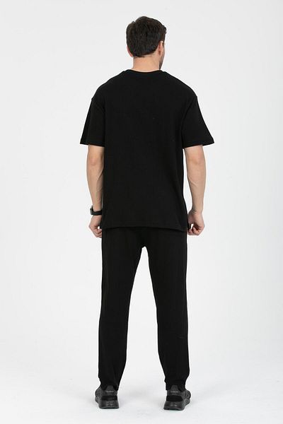 Store Men's Cotton Set - Comfortable Joggers and T-Shirt, Ideal for Casual Elegance