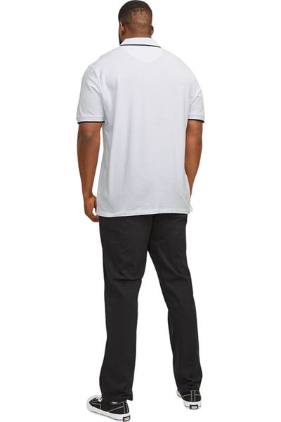 Jack & Jones Tricou JACK &JONES Paulos Polo PLS - 12143859-White