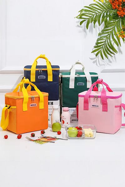 Ecrou Double Color Food Bag Navy Blue