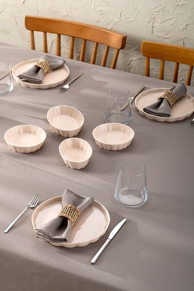Emsan Pink Breakfast Set for 6 People - 14 Pieces