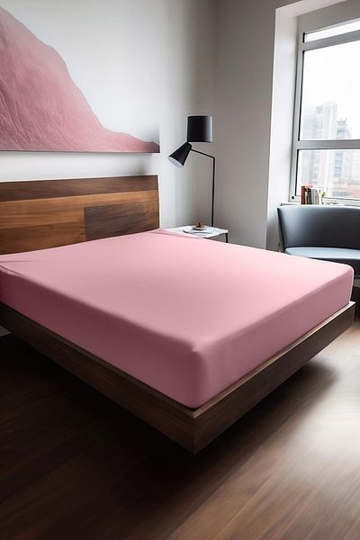 Shopyteks Single Dried Rose Fitted Sheet 100X200