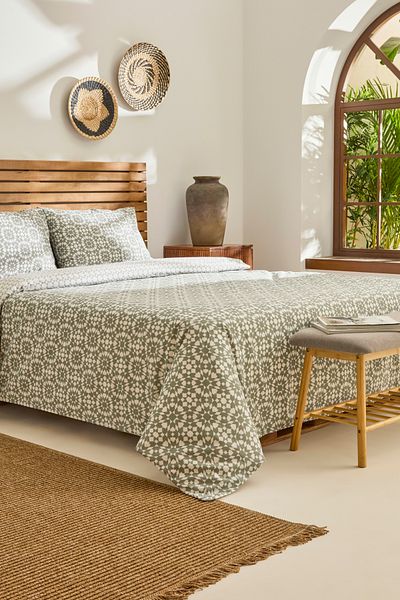 Kaşmir Home Safi Double Duvet Cover Set Gray