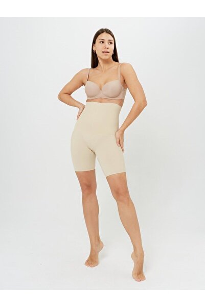 MİSTİRİK Porfy Model Laser Cut High Waisted Invisible Panties Slip Seamless Model Kolor skóry