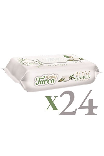 Baby Turco Turco Baby Islak Havlu 90'lı Beyaz Sabun X24 Adet